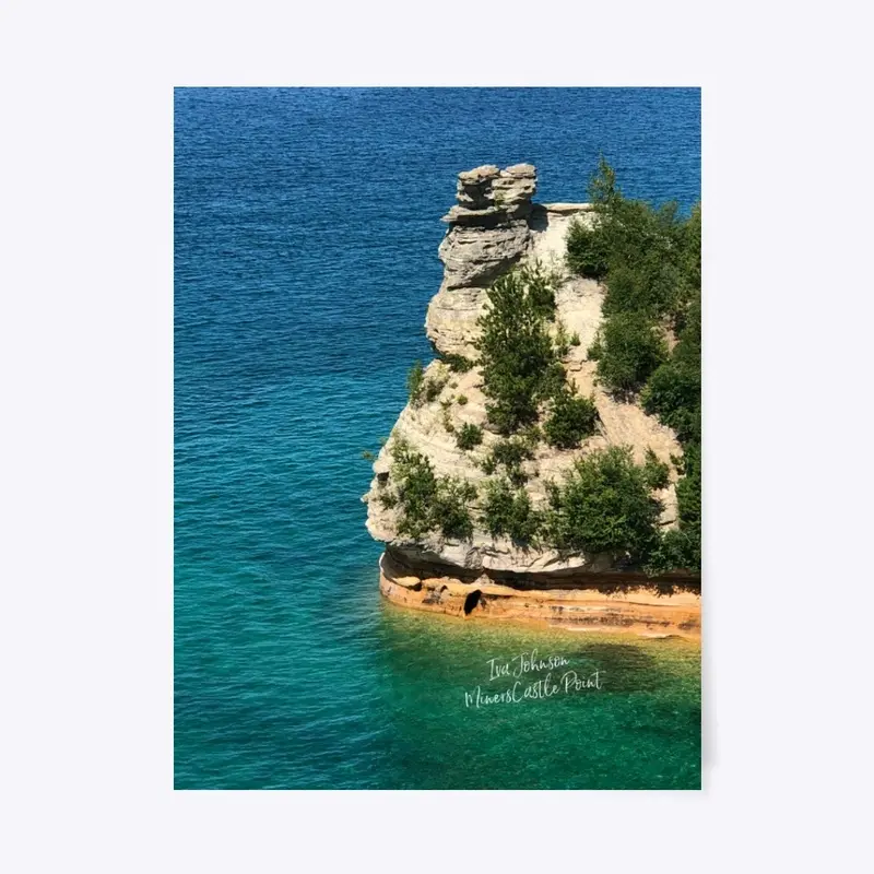 Miners Castle Point Poster