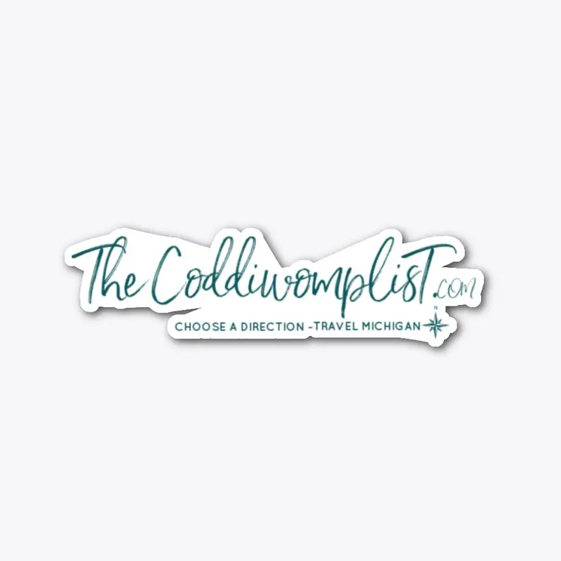 The Coddiwomplist Logo Die Cut Sticker